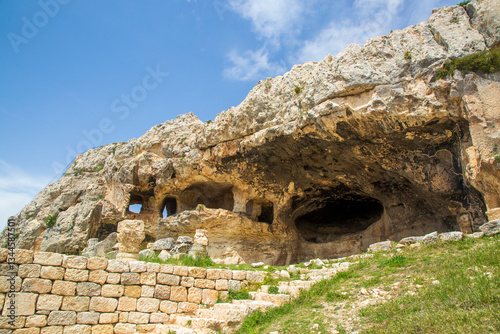 Obraz na płótnie Alahan Monastery is a complex of fifth century buildings located in the mountains of Isauria in southern Asia Minor.Mut district of Mersin province,Turkey. w salonie
