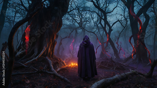 Naklejka ghost in the forest