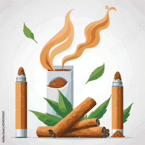 tobacco, nicotine, cigarette, health, cancer, background, leaf, smoke, addiction, cigar, unhealthy, risk, plant, danger, narcotic, product, natural, toxic, industry, organic, crop, nature, habit, isol