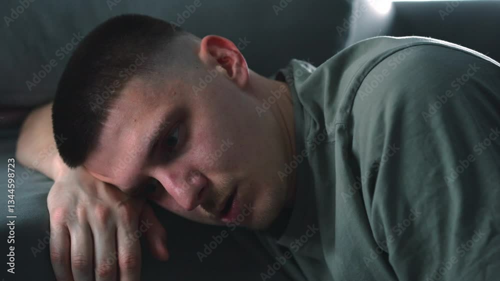 A man is experiencing emotional problems.
A man with depression and mental pain is sitting on the floor.
Suffering and despair on the man's face.
Mental state A man is experiencing emotional problems.
A man with depression and mental pain is sitting on the floor.
Suffering and despair on the man's face.
Mental state