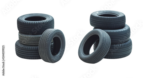 Obraz na płótnie car tires isolated w salonie