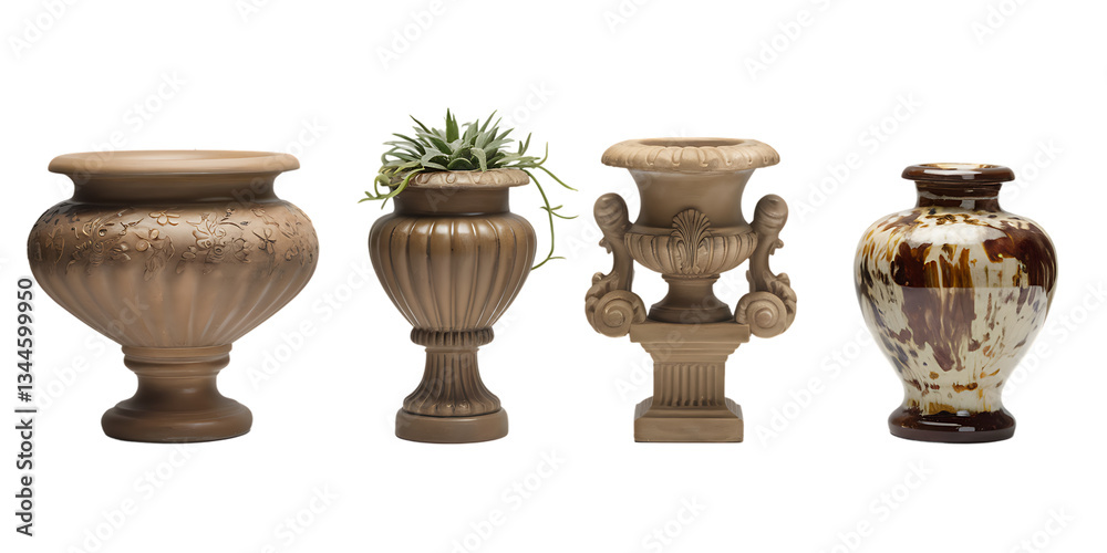 antique vase isolated