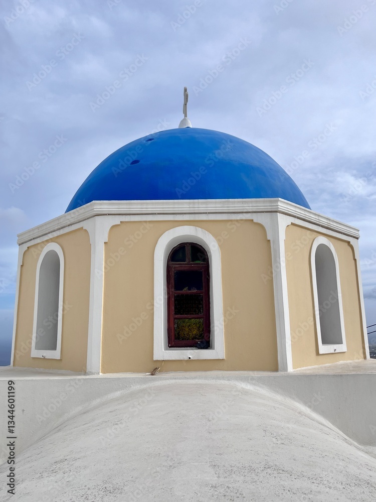 Fototapeta premium church in santorini