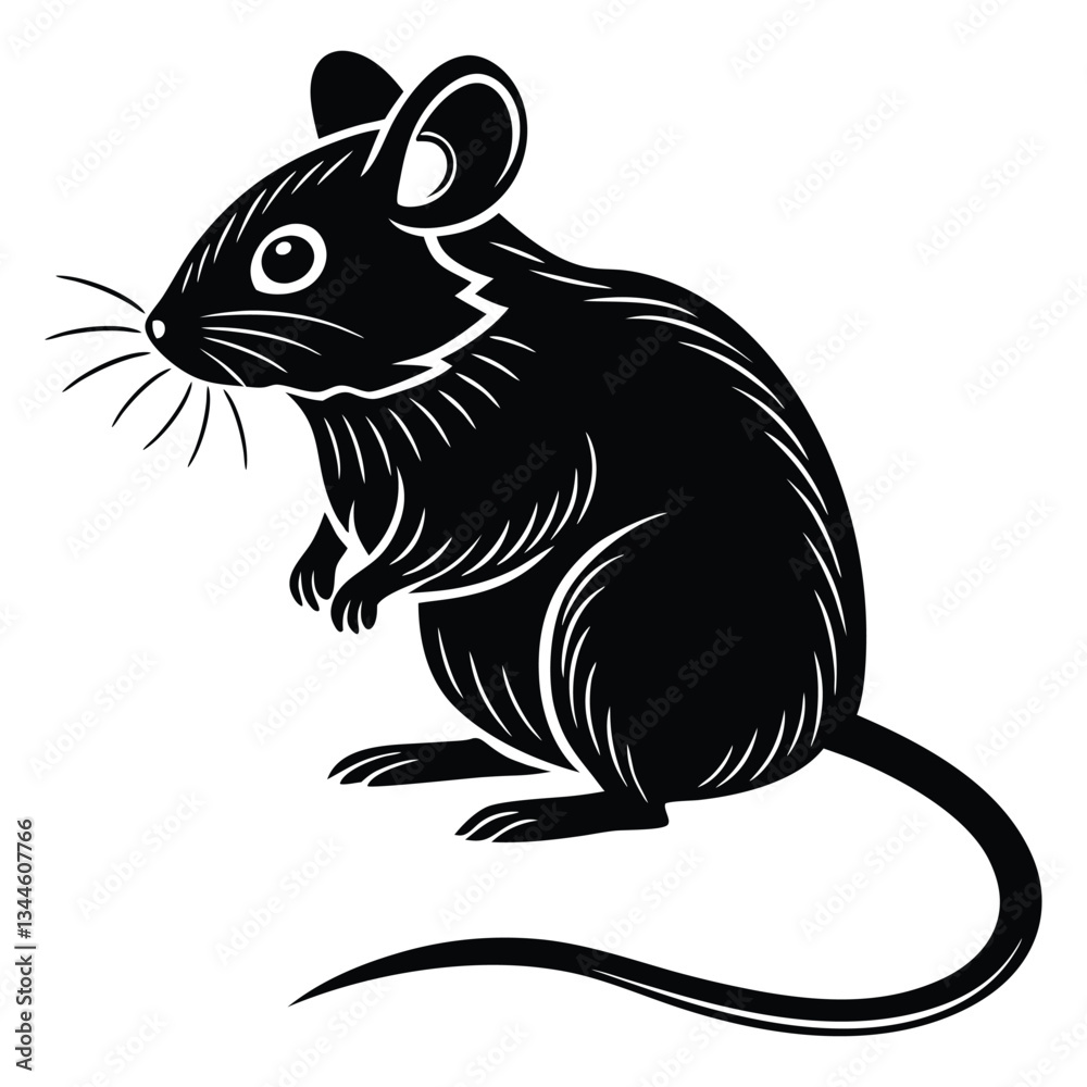 Gerbil silhouettes and icons. black flat color simple elegant Gerbil animal vector and illustration. Gerbil silhouettes and icons. black flat color simple elegant Gerbil animal vector and illustration.