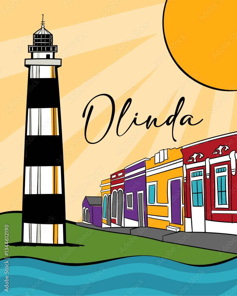 Paisagem de Olinda, Recife-PE