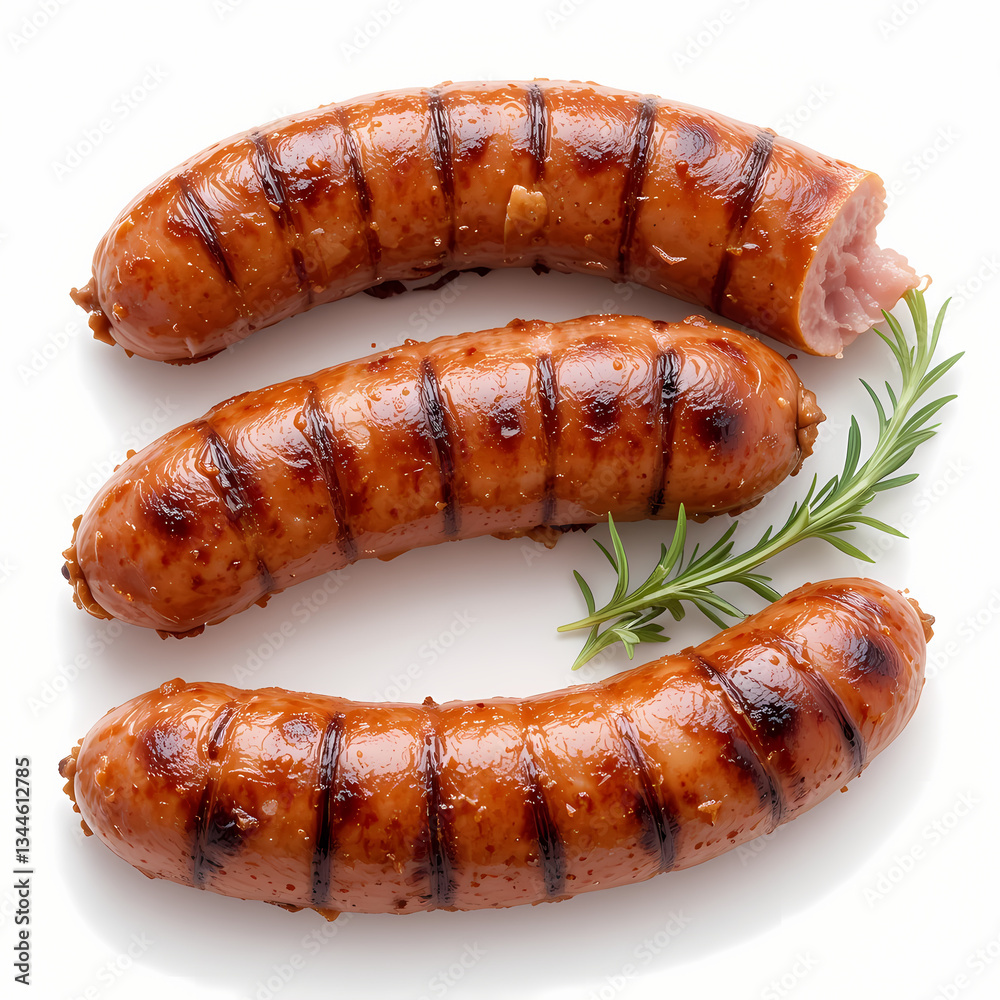 Grilled Sausages with Rosemary Grilled Sausages with Rosemary