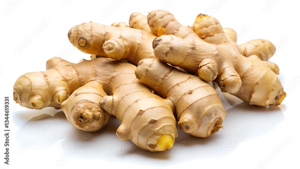 ginger isolated on white background ginger isolated on white background