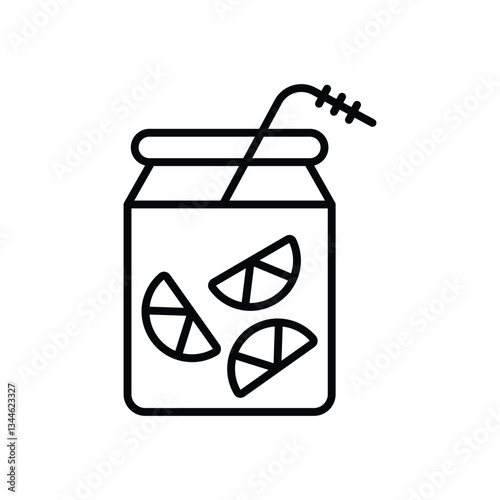 Infused water Vector icon