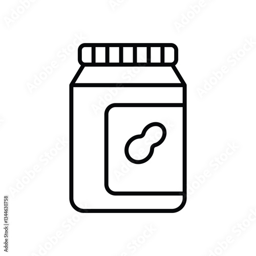 Peanut butter Vector icon
