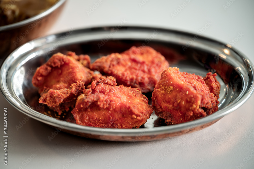 Crunchy oil fried indian snacks. Traditional tea time snack, Crunchy oil fried indian snacks. Traditional tea time snack,