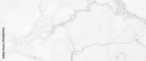 Elegant white marble surface with gray veining, luxury aesthetic