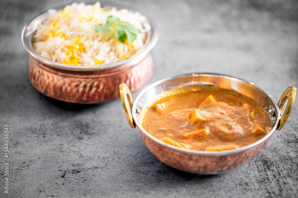 Indian food Thali combinations Indian-style meal with chicken Indian food Thali combinations Indian-style meal with chicken