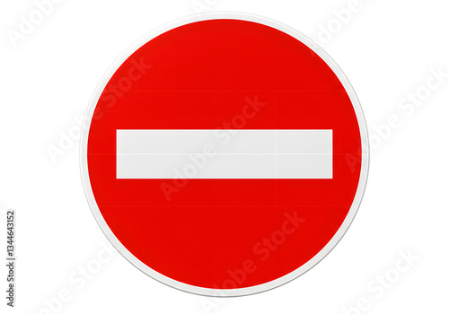 Bold Red No Entry Traffic Sign Isolated on PNG Background. Free Download Bold Red No Entry Traffic Sign Isolated on PNG Background. - GFXLoad