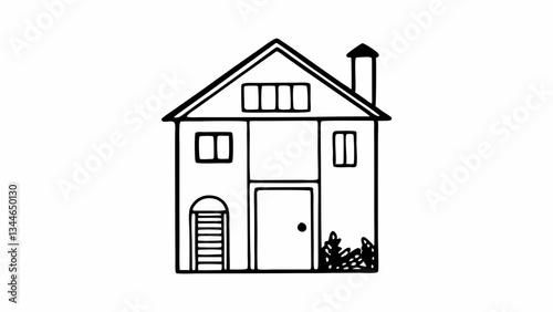 Real Estate Line Icons Set – House, Apartment, Property, Home, Rent, Sale