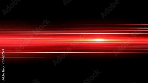 Dynamic red light streaks across a dark background evoking speed and intensity