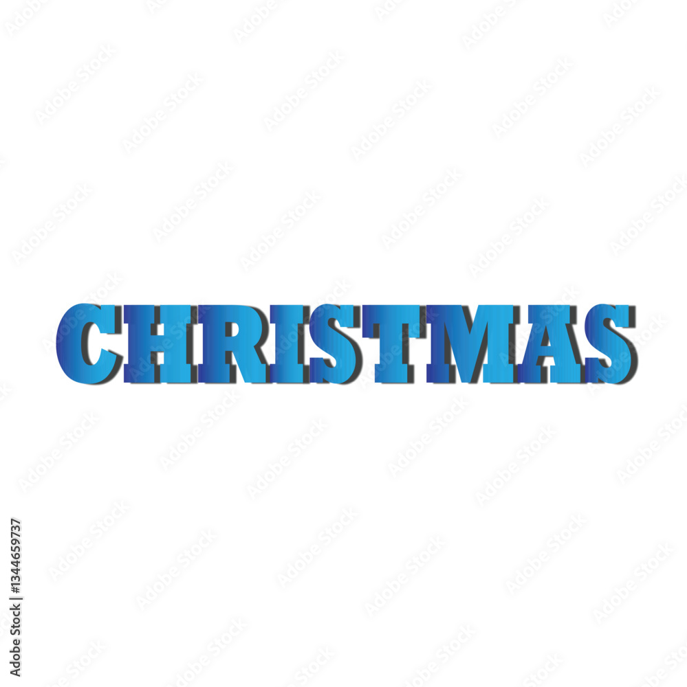 Christmas text design 3D Christmas text design 3D