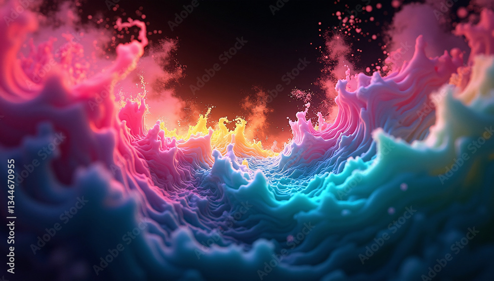 Fototapeta premium Abstract Fractal Background
