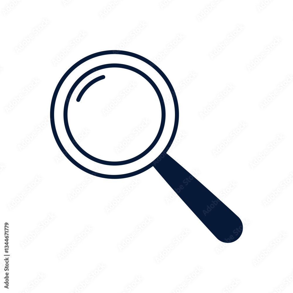Magnifier Vector icon Magnifier Vector icon