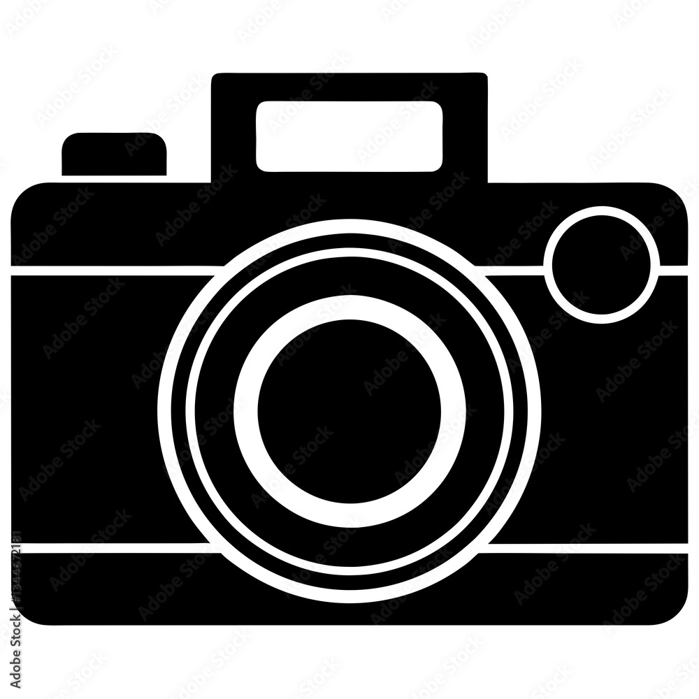 photo camera icon vector