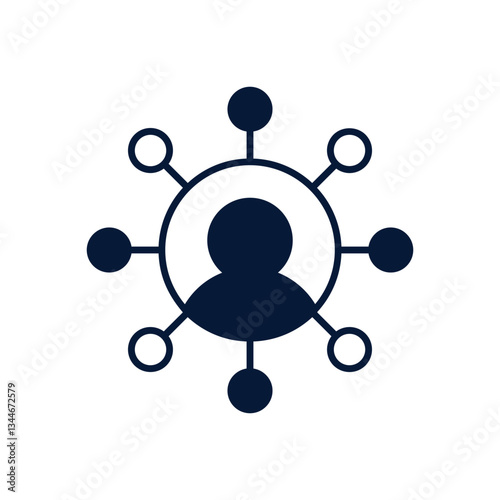 Self Organization Vector icon
