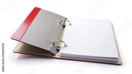Wallpaper Mural Open Notebook on White Background Torontodigital.ca