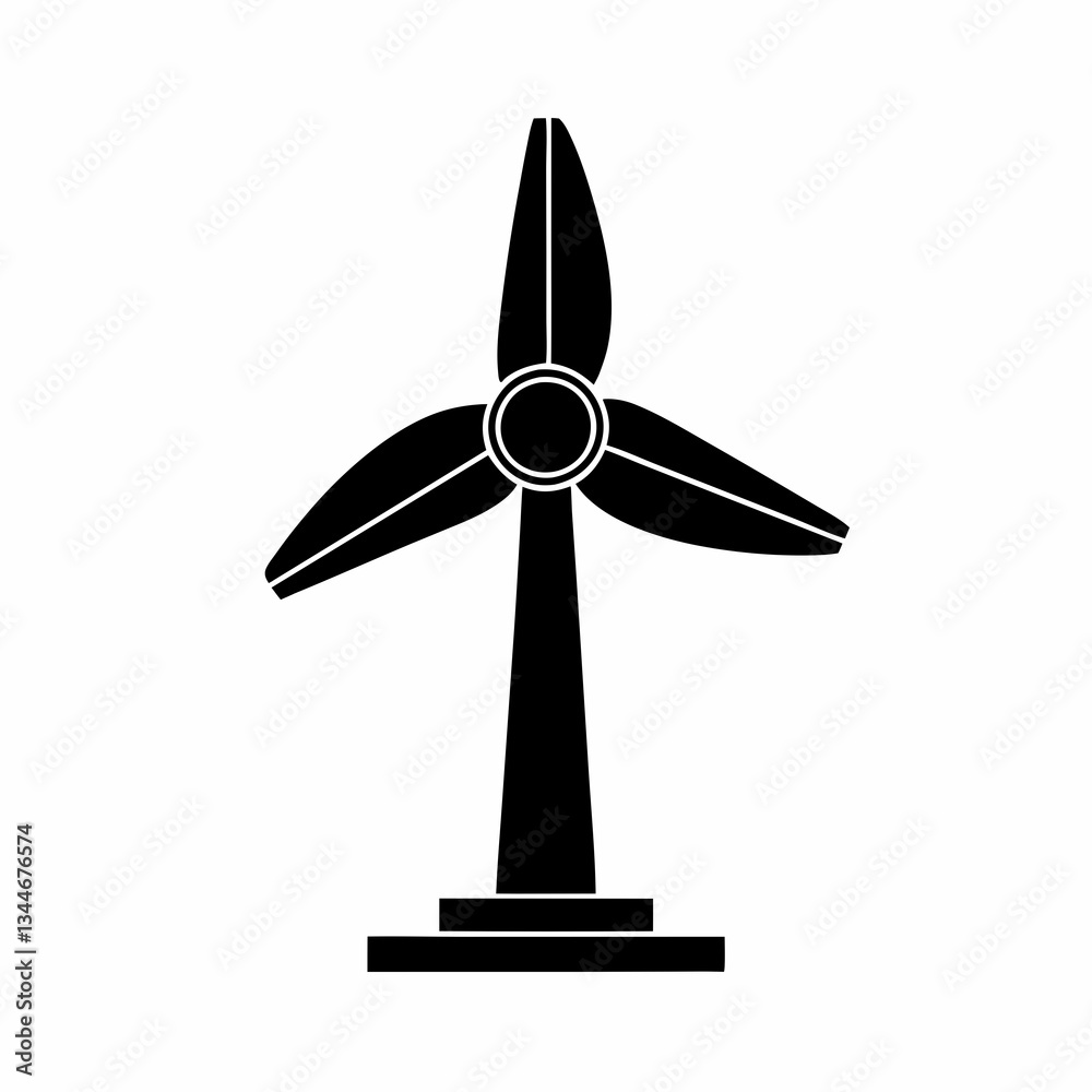 creative details wind turbine icon vector illustration creative details wind turbine icon vector illustration