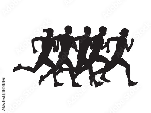 group of runners