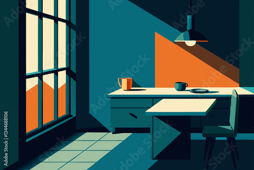 interior of a modern kitchen