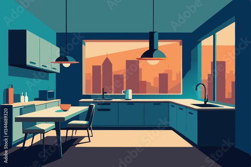 interior of modern office