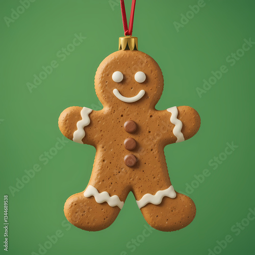 Gingerbread Man Christmas Ornament