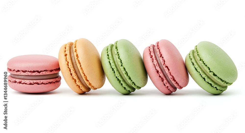 Isolated on a white background, making them ideal for dessert photography, branding, and advertising. Isolated on a white background, making them ideal for dessert photography, branding, and advertising.