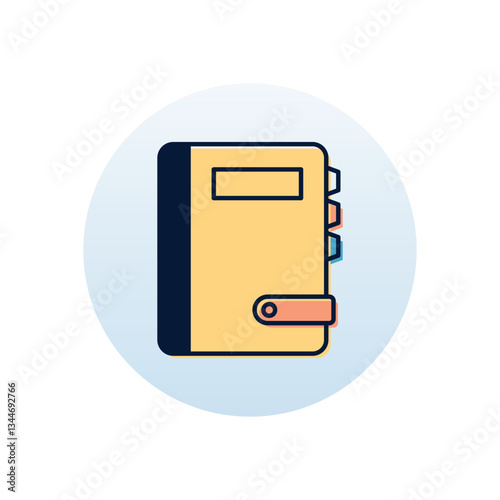 Address Book Vector icon