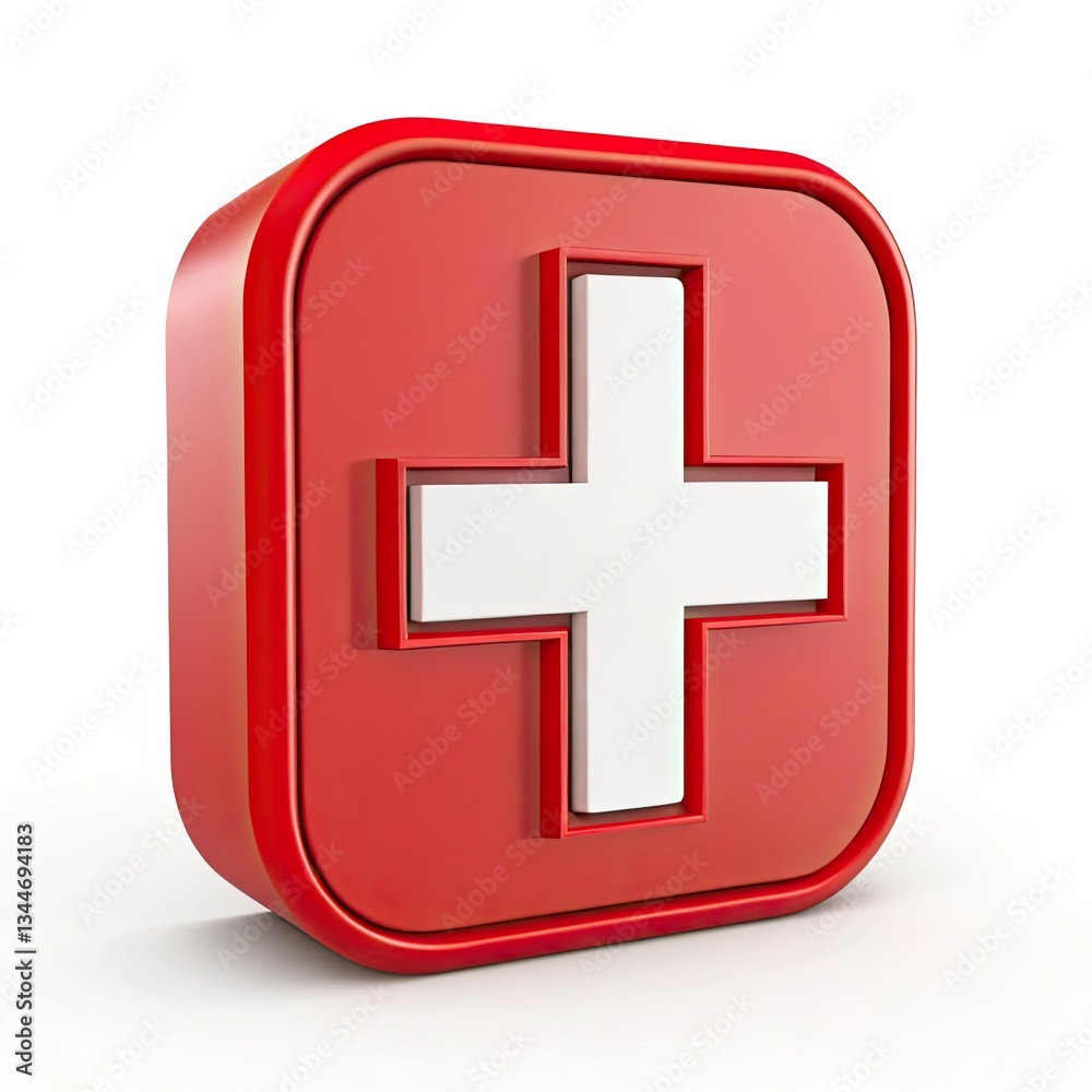 Obraz premium first aid icon