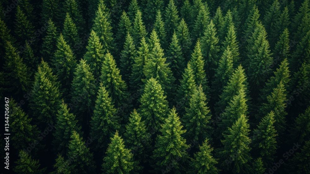 Dense evergreen forest canopy (1) Dense evergreen forest canopy (1)
