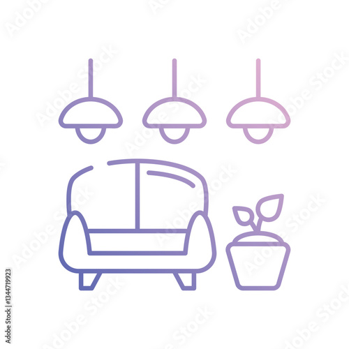Breakout vector icon stock illustration