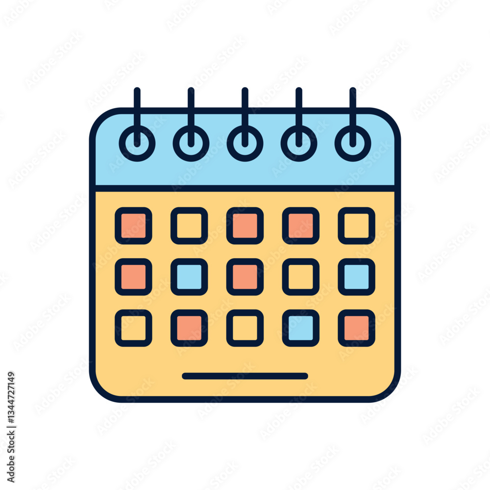 Meeting Date Vector icon Meeting Date Vector icon