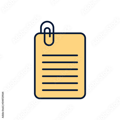 Attachment Vector icon