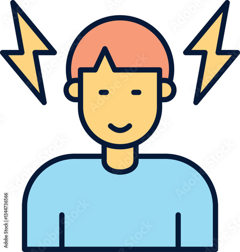 Job Tension Vector icon