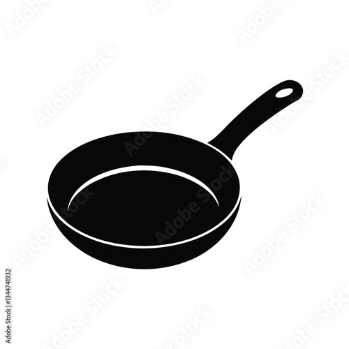 frying pan isolated on white