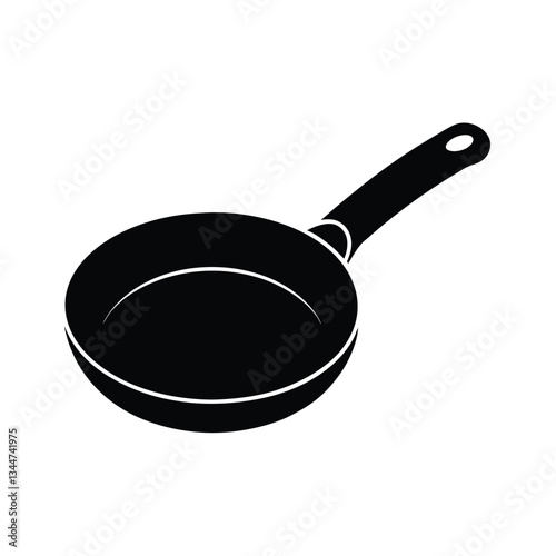 frying pan isolated on white