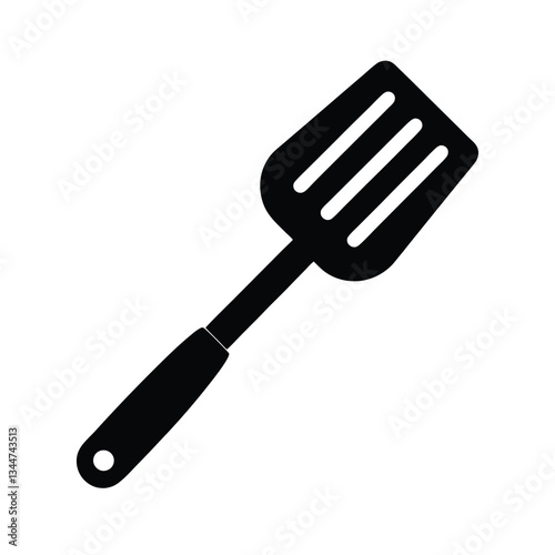 kitchen spatula isolated on white