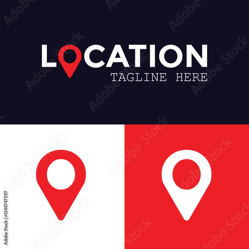 Free Download Location logo professional simple creative unique letter o modern design - GFXLoad