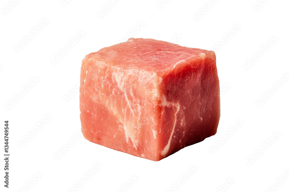 Fresh cut of red meat from a butcher shop Fresh cut of red meat from a butcher shop