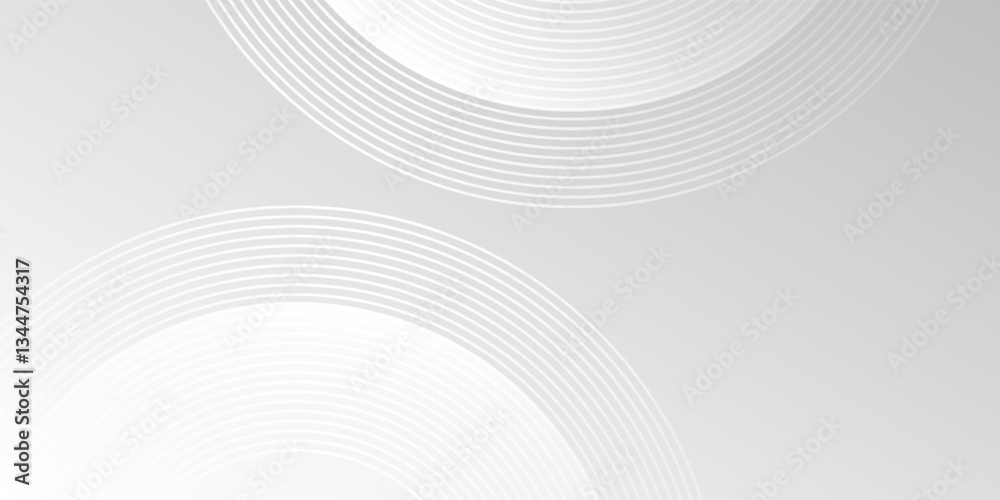 Naklejka premium Abstract circle and clean light box space vector modern abstract simple