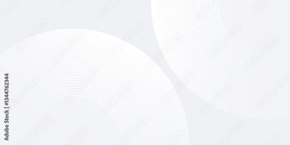 Abstract white background with white circle lines digital future simple Abstract white background with white circle lines digital future simple