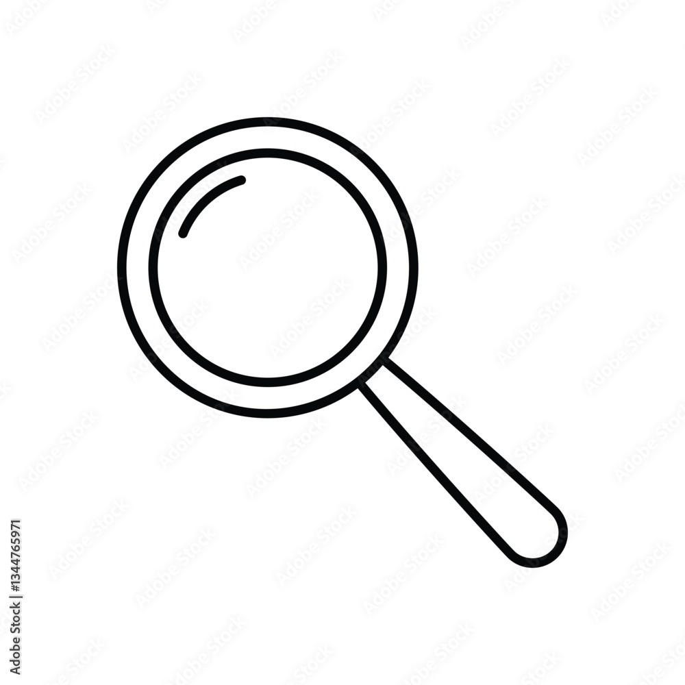Magnifier Vector icon Magnifier Vector icon