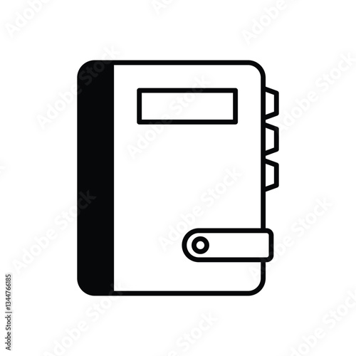 Address Book Vector icon