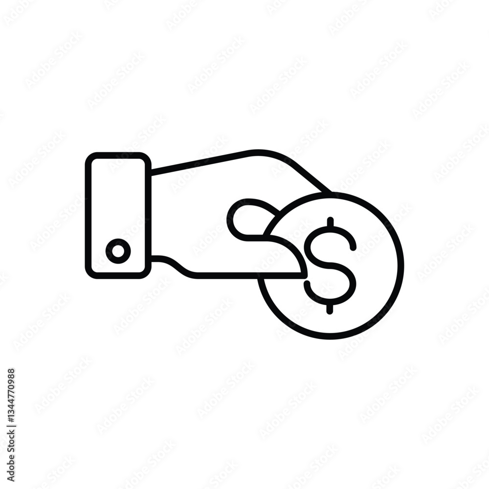 Donation Vector icon Donation Vector icon