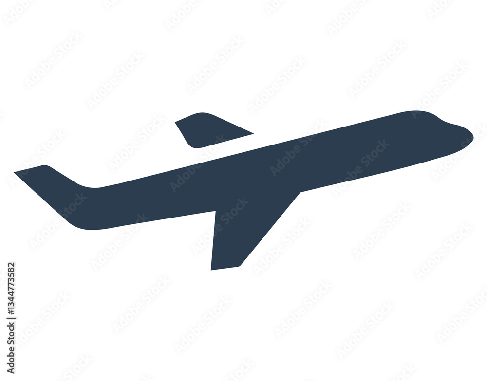 Obraz premium vector airplane icon