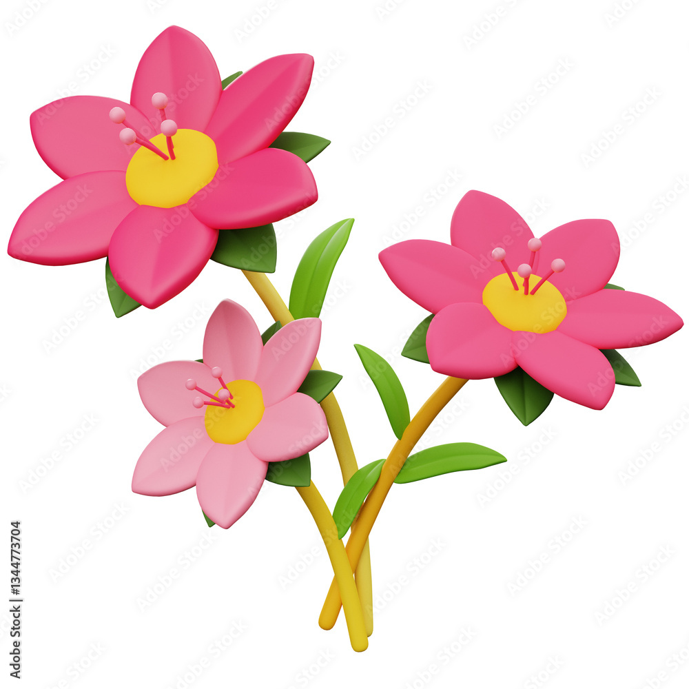 This image features a stylized illustration of three colorful flowers in a simple arrangement. This image features a stylized illustration of three colorful flowers in a simple arrangement.